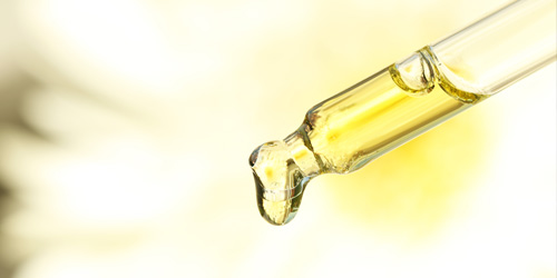 Raw CBD Extract in dropper